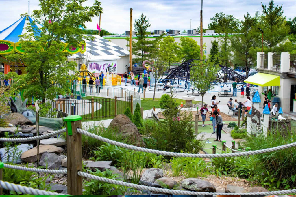 Outdoor amusements at The Castle