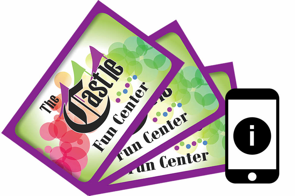 Castle Fun Center cards